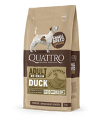 Dog food adult small breed no grain with duck